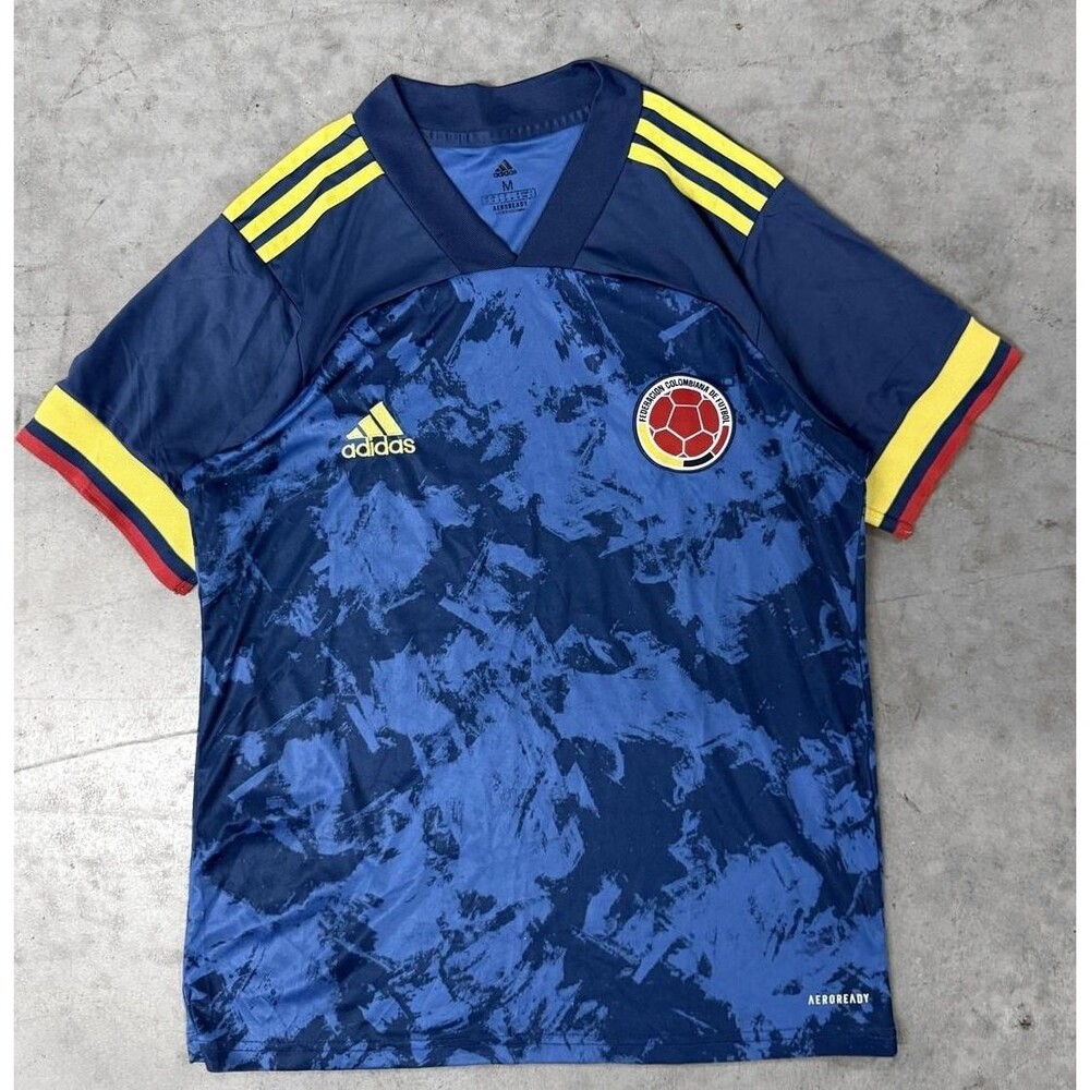 Adidas COLOMBIA 2020/ 21 Away Soccer Jersey Federacion Colombiana de Futbol